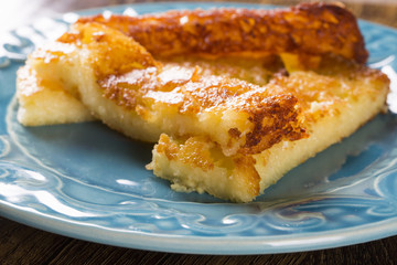 Delicious Tapioca Cake. Manioc cake.