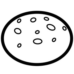 Isolated chip cookie