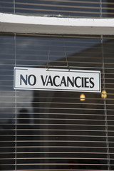 No Vacancies Hotel Sign