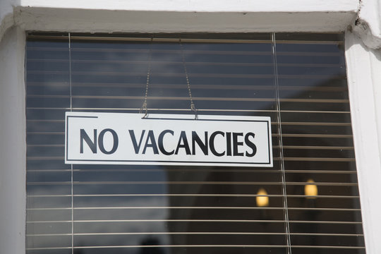 No Vacancies Hotel Sign