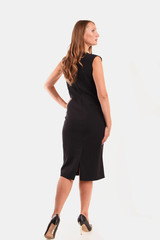 Beautiful woman dressed in formal style