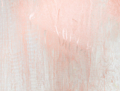 Rosegold wooden light grey background. Shiny, glitter and glossy effect for a delicate and feminine wallpaper.