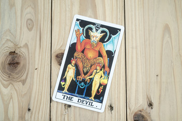 The sun of Tarot cards on white background