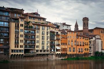 Arno River buildings
