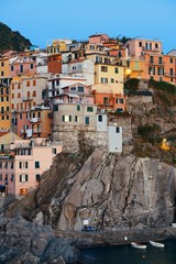 Fototapeta na wymiar Manarola in Cinque Terre