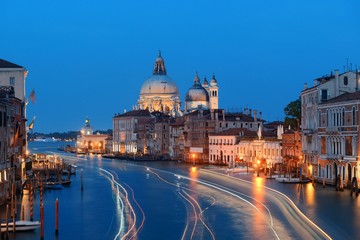 Naklejka na ściany i meble Venice Grand Canal night