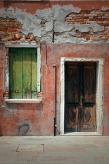 Colorful Burano closeup