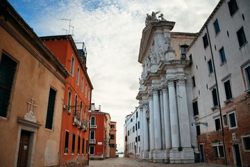 Venice courtyard church