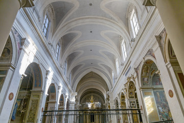 Basilica Trinita Dei Monti Spanish Steps Rome Italy