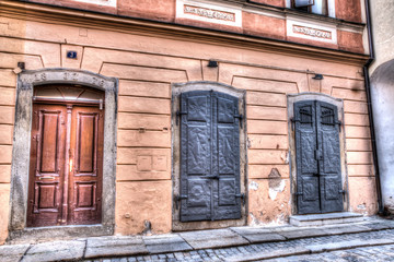 Fototapeta na wymiar Doors of Cesky Krumlov