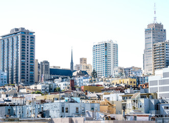 Fototapeta premium San Fransisco Landscape and neiborhood