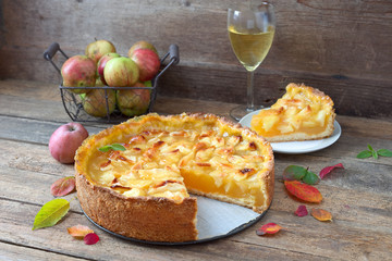 Apfel- Wein- Kuchen