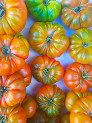 Food background tomatoes