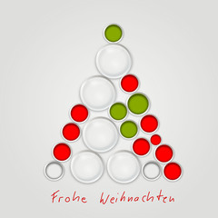 Tannenbaum Symbol Zeichen Frohe Weihnachten Christbaum Weihnachtsbaum Modern Tanne