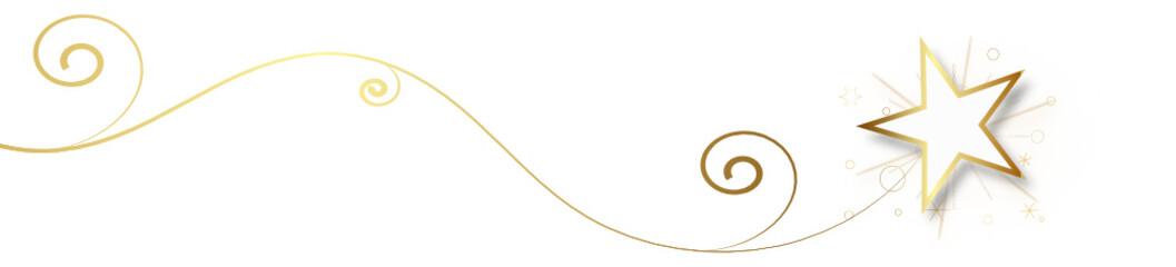 Stern Band Banner Welle Wellen Hintergrund Freiraum Textfreiraum Gold