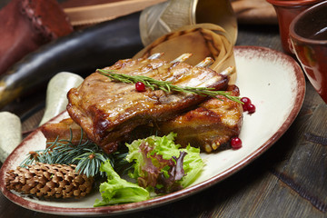 grilled ribs