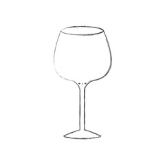 glass of champagne sour monochrome blurred silhouette