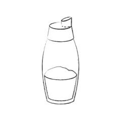 pepper container icon monochrome blurred silhouette