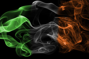 Ireland national smoke flag