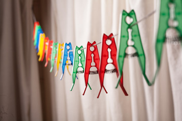 prendedor de roupas grampos