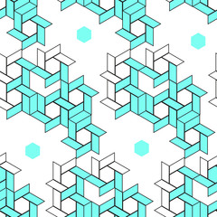 Geometric pattern. Line art