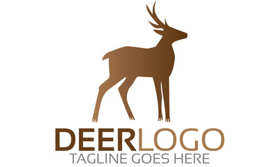 Deer Logo - obrazy, fototapety, plakaty