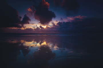 Nordsee im letzten Abendlicht