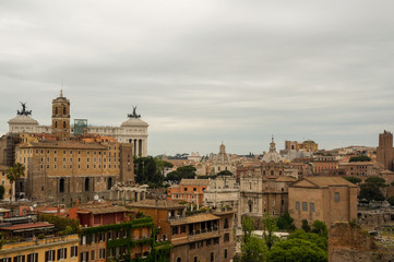 Naklejka premium Rooftops of Rome