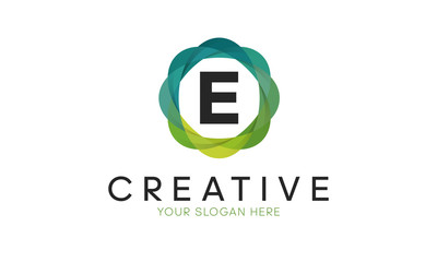 Fototapeta premium E Letter logo