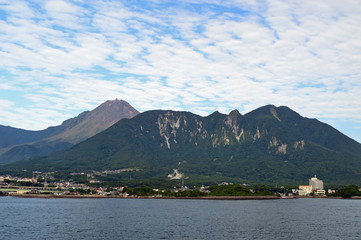 島原　眉山と平成新山
