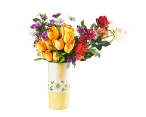 bouquet of flowers in a vase