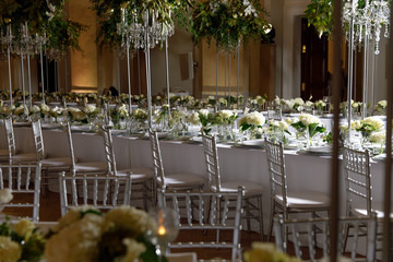 white color flower arrangement