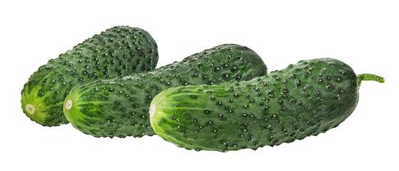 cucumber isolated on white background