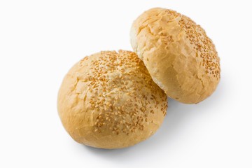 Close up of buns with sesame seeds