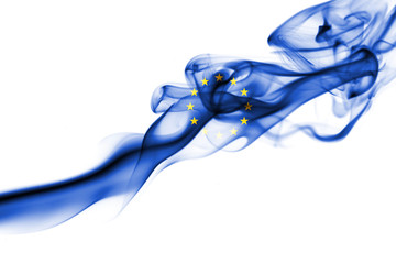 Eu smoke flag, european union