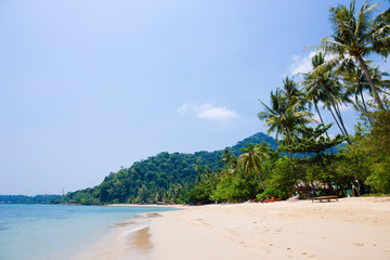 Tropical sand beach