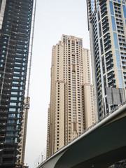 Skyscraper construction in Dubai, UAE