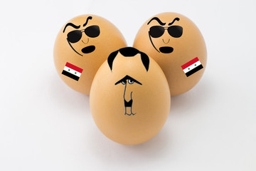Bashar Assad in the symbol