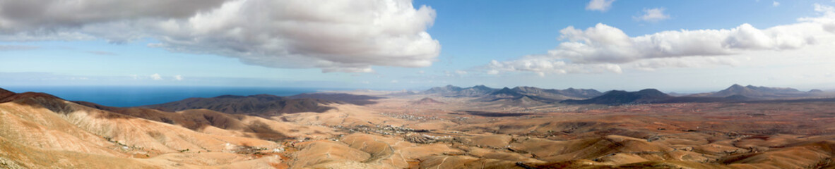 Naklejka na ściany i meble Fuerteventura - Ausblick vom Mirador Morro Velosa