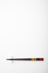 chop stick and copyspace