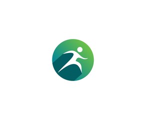 Running men logo