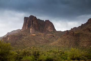 Wave Cave in The Superstition Mountains.