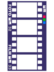 Obraz premium empty film frames