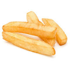French Fried Potatoes isolated on white background