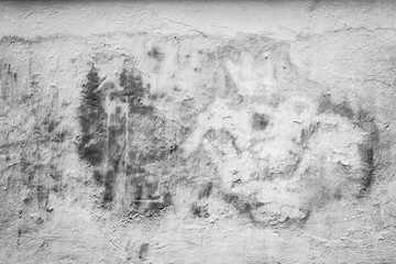 Black and white  old concrete wall texture background - 175784066