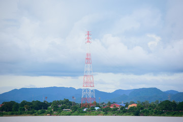 Large stanchion telephone