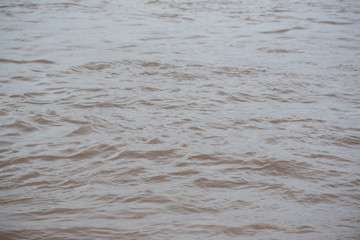 Surface of mekong river