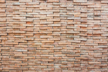 Fototapeta premium Textured of red brick wall background