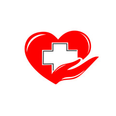 Hand care heart cross medic