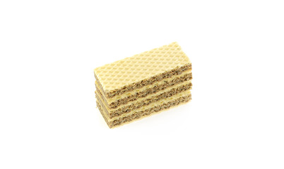 chocolate Crackers on white background